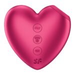 Вакуумний стимулятор-серце з вібрацією Satisfyer Cutie Heart Battery Series