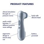 Вакуумний кліторальний стимулятор Satisfyer Pro 2 Generation 2 Battery Series Light Blue