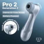 Вакуумний кліторальний стимулятор Satisfyer Pro 2 Generation 2 Battery Series Light Blue