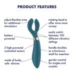 Вібратор для пар Satisfyer Endless Fun Battery Series, три мотора, багатофункціональний