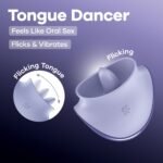 Вібростимулятор для клітора Satisfyer Tongue Dancer з язичком