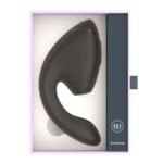 Подвійний вакуумний кліторальний стимулятор з вібрацією Womanizer Next Duo - Black
