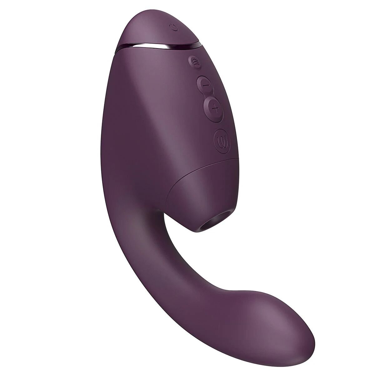 Подвійний вакуумний кліторальний стимулятор з вібрацією Womanizer Next Duo - Dark Purple Подвійний вакуумний кліторальний стимулятор з вібрацією Womanizer Next Duo - Dark Purple