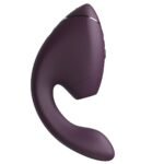 Подвійний вакуумний кліторальний стимулятор з вібрацією Womanizer Next Duo - Dark Purple