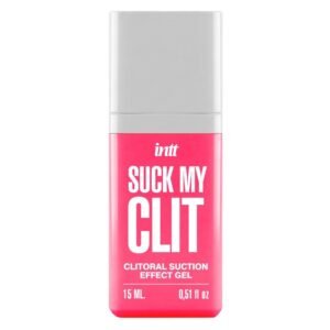 Смоктайзер для клітора Intt Suck My Clit Wild Strawberry (15 мл), полуниця, гель з ефектом посмоктування