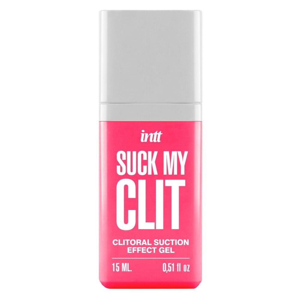 Смоктайзер для клітора Intt Suck My Clit Wild Strawberry (15 мл), полуниця, гель з ефектом посмоктування Смоктайзер для клітора Intt Suck My Clit Wild Strawberry (15 мл), полуниця, гель з ефектом посмоктування