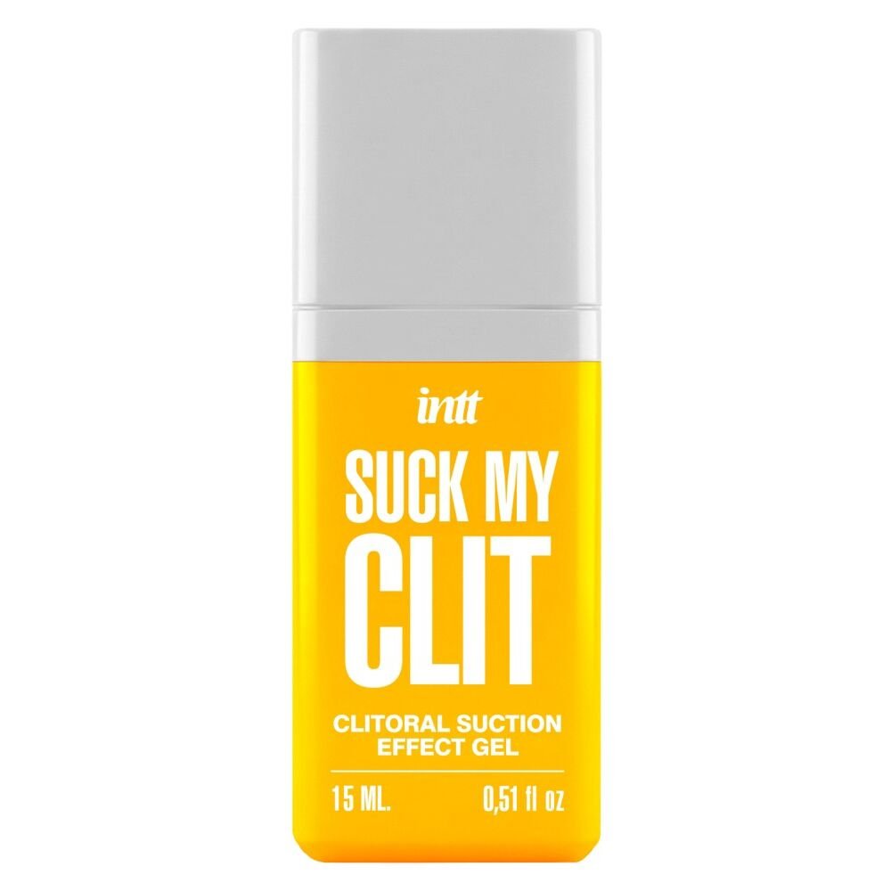 Смоктайзер для клітора Intt Suck My Clit Tropical Mango (15 мл), манго, гель з ефектом посмоктування Смоктайзер для клітора Intt Suck My Clit Tropical Mango (15 мл), манго, гель з ефектом посмоктування