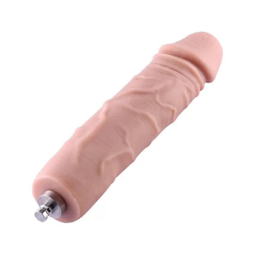 Силіконовий фалоімітатор для секс-машин Hismith 7" Silicone Dildo, система KlicLok Силіконовий фалоімітатор для секс-машин Hismith 7" Silicone Dildo, система KlicLok