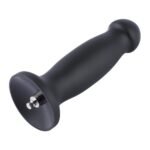 Силіконовий фалоімітатор для секс-машин Hismith 7.2" Black Silicone Anal Dildo, система KlicLok