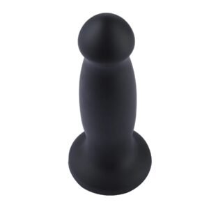 Силіконовий фалоімітатор для секс-машин Hismith 7.2" Black Silicone Anal Dildo, система KlicLok