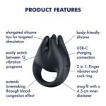 Вібратор на палець та ерекційне кільце 2в1 Satisfyer Perfect Pair 1