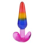 Набір анальних пробок Doc Johnson Crystal Jellies - Anal Trainer Set - Rainbow