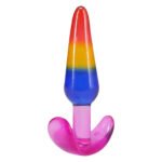 Набір анальних пробок Doc Johnson Crystal Jellies - Anal Trainer Set - Rainbow