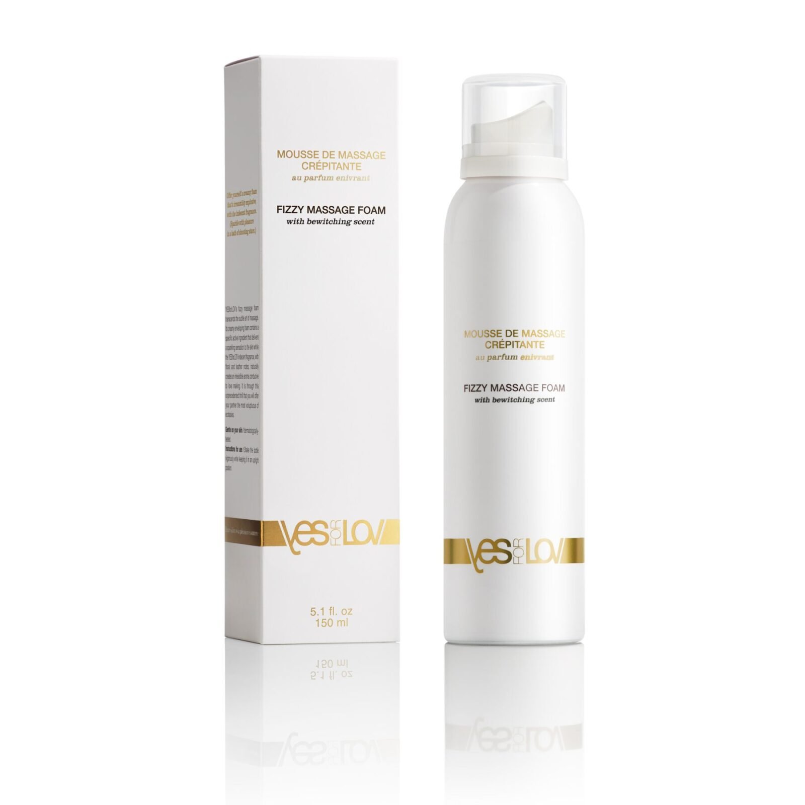 Масажна піна YESforLOV FIZZY MASSAGE FOAM with bewitching scent 150 мл, квітковий аромат Масажна піна YESforLOV FIZZY MASSAGE FOAM with bewitching scent 150 мл, квітковий аромат