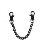 Наручники Liebe Seele Flower Rhythm - Black and Red Leather Flowers Hand Cuffs