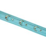 Нашийник з повідцем Liebe Seele Blue Lamb Leather Collar with Velvet Lining