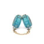 Наручники Liebe Seele Blue Lamb leather Wrist Cuffs with Velvet Lining