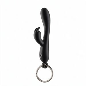Брелок вібратор-кролик Diverty Sex Black
