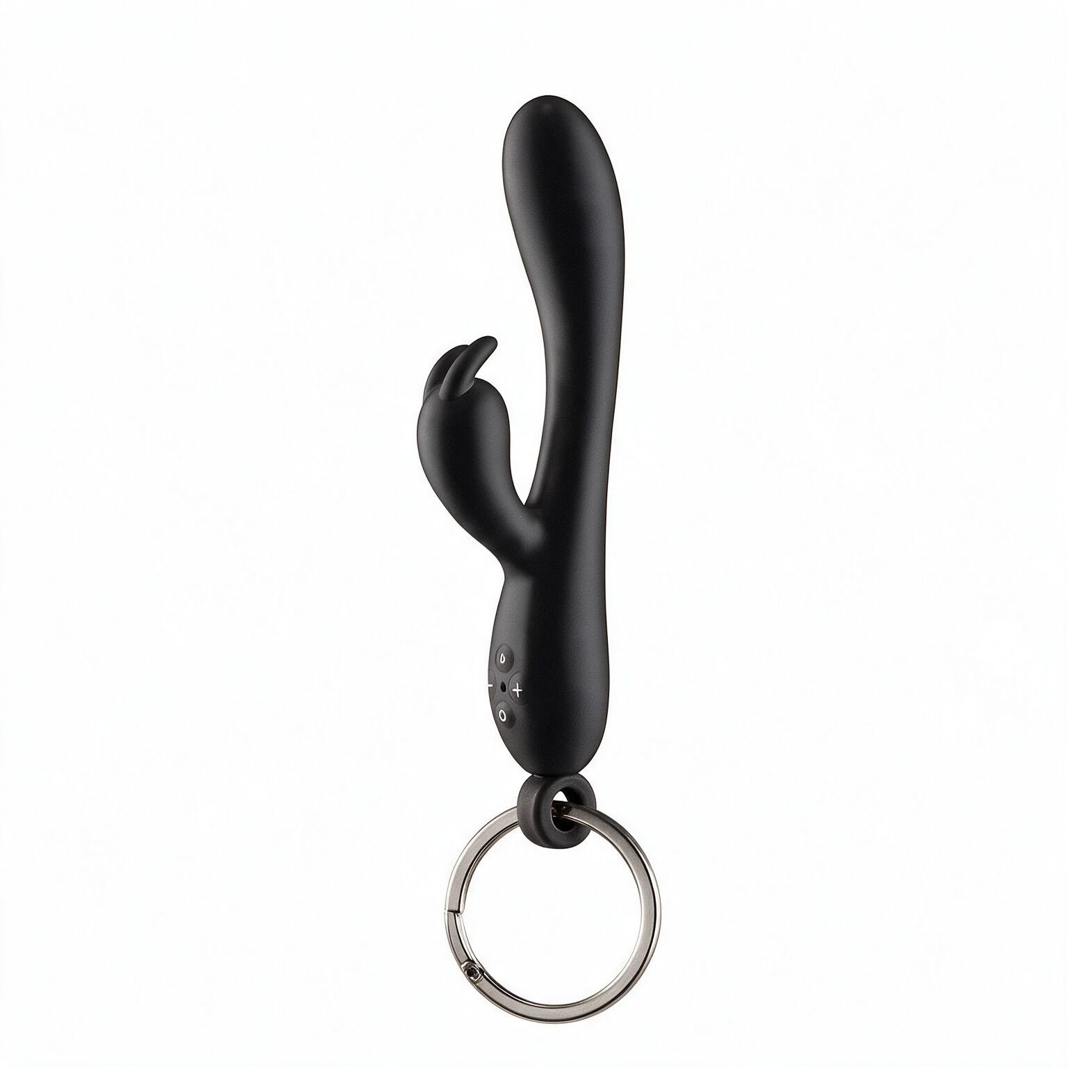 Брелок вібратор-кролик Diverty Sex Black Брелок вібратор-кролик Diverty Sex Black