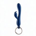 Брелок вібратор-кролик Diverty Sex Blue