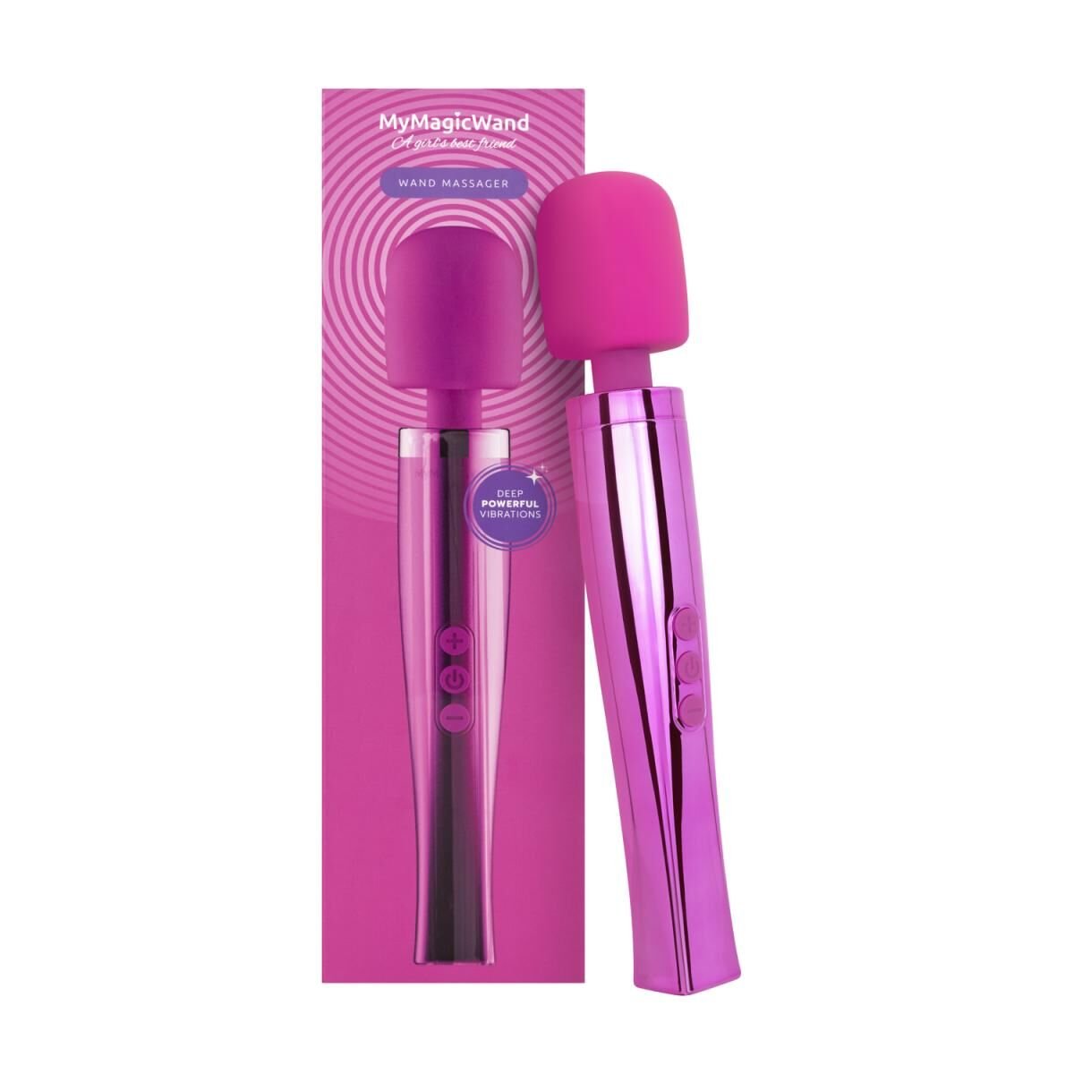 Вібромасажер MyMagicWand - Wand Massger Electric Pink Вібромасажер MyMagicWand - Wand Massger Electric Pink