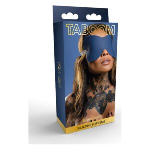 Силіконова пов'язка на очі Taboom Silicone Supreme, синій