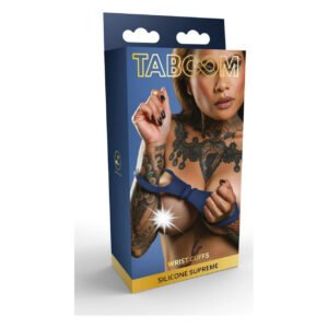 Силіконові наручники на зап'ястя Taboom Silicone Supreme, синій