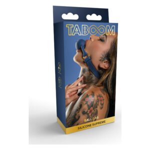 Силіконовий кляп-кулька Taboom Silicone Supreme, синій
