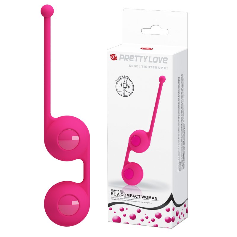 Вагінальні кульки Pretty Love Kegel tighten Up III, Pink Вагінальні кульки Pretty Love Kegel tighten Up III, Pink