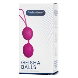 Вагінальні кульки гейші Medica Group Geisha Balls, фіолетові, 3.6 см