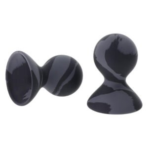 Вакуумні помпи для сосків Sportsheets Velvet Noir силіконові, чорні, 2 шт