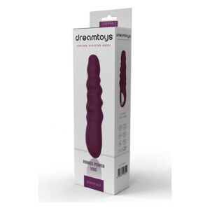 Класичний вібратор рельєфний Dream Toys ESSENTIALS Ripped Power Vibe, фіолетовий