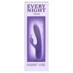 Вібратор-кролик Every Night Toys для точки G, фіолетовий