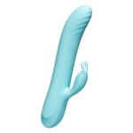 Вібратор-кролик із фрикціями Every Night Toys для точки G, блакитний