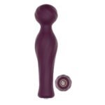 Вібратор-мікрофон Dream Toys Essentials Magic Wand зі стразами, бордовий, 16,5 см