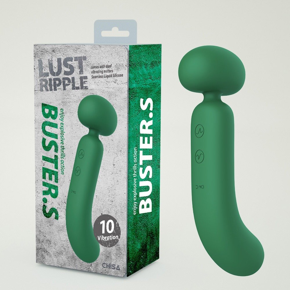 Вібратор-мікрофон із стимуляцією точки G Chisa Lust Ripple Buster.S, зелений Вібратор-мікрофон із стимуляцією точки G Chisa Lust Ripple Buster.S, зелений