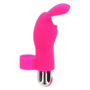Вібратор на палець для клітора у вигляді кролика Toy Joy Bunny Pleaser Rechargeable рожевий