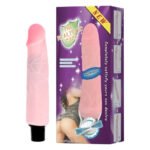 Вібратор реалістичний Baile The Realistic Cock, бежевий, 21.5 х 4 см