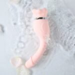 Вібратор і кліторальний стимулятор BeYourLover Devil Flower із функцією всмоктування, рожевий, 24,3 × 3,7 см