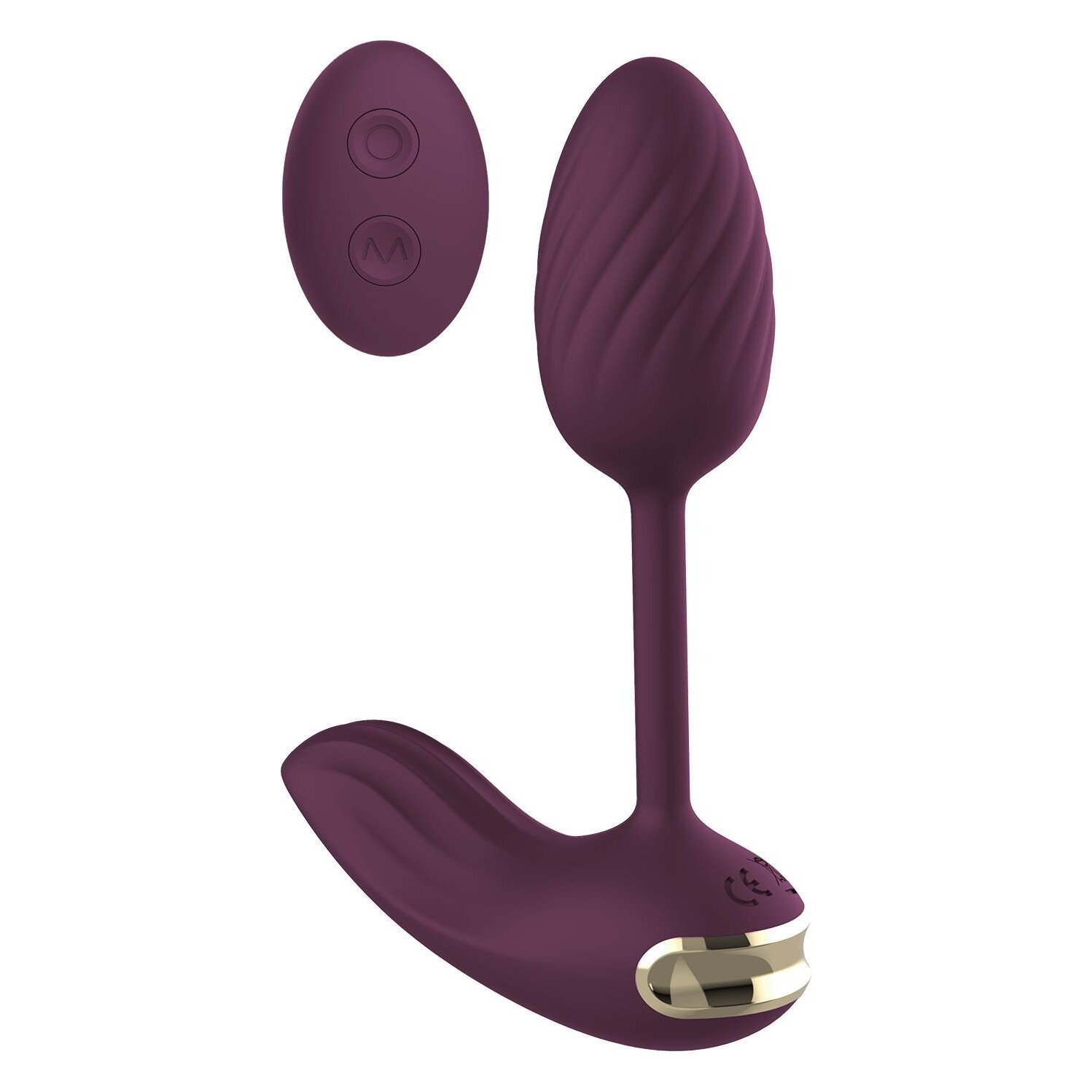 Віброяйце гнучке з пультом керування Dream Toys Essentials, фіолетовий Віброяйце гнучке з пультом керування Dream Toys Essentials, фіолетовий