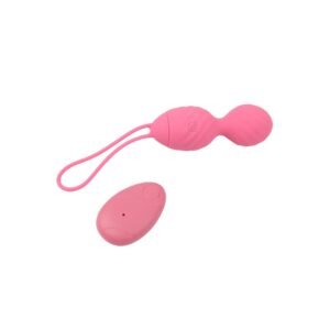Віброяйце з пультом керування Chisa M-mello Ridged Vibrating Bullet, рожевий