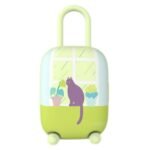 Віброяйце та вакуумний стимулятор для клітора 2в1 BeYourLover Magic Suitcase в зарядному кейсі, зелений
