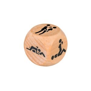 Ігрові кубики Alive Get Lucky Dice із шістьма позиціями Камасутри, дерев'яні