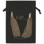 Затискачі для сосків Guilty Pleasure Tassel Tease Clamps, чорно-золоті