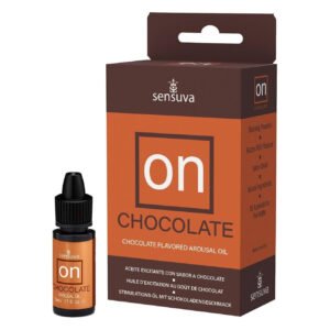 Рідкий вібратор для збудження клітора Sensuva ON Arousal Oil із ароматом шоколаду, 5 мл